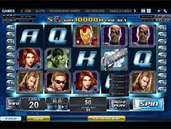 Геймплей игрового автомата The Avengers