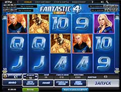 Внешний вид игрового автомата Fantastic Four