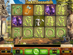 Геймплей игрового автомата Jack and the Beanstalk